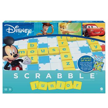 Scrabble Junior Disney, gioco di parole crociate per bambini dai 5 ai 10 anni con 2 giochi in 1  Mattel 2022 | Libraccio.it