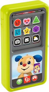 Fisher-price &#150; smartphone scorri e impara, telefono giocattolo educativo con luci, musica e contenuti multilingue