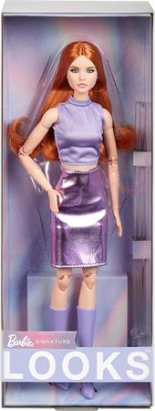 Barbie Signature Looks - Vestito Lilla Capelli Rossi