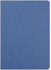 Age Bag Quaderno A4 a punto metallico 21x29,7cm, 96 pagine, a pagine bianche Blu