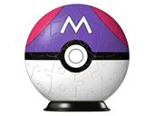 Ravensburger - 3D Puzzle Pok&#233;mon Masterball Viola, 54 Pezzi, 6+ Anni