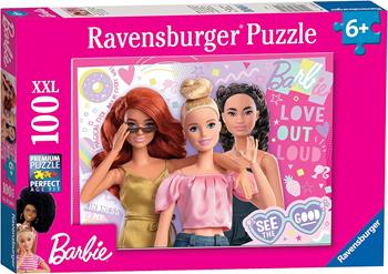 Ravensburger - Puzzle Barbie 100 Pezzi XXL, Et&#224; Raccomandata 6+ Anni  Ravensburger 2023 | Libraccio.it