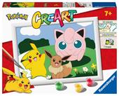 Ravensburger - CreArt Serie D: Pok&#233;mon Classics, Kit per Dipingere con i Numeri,