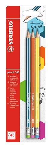 Matita STABILO pencil 160 HB. Confezione 3 pezzi&#160;