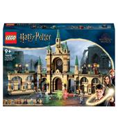 LEGO Harry Potter 76415 La battaglia di Hogwarts, Castello Giocattolo con Minifigure di Bellatrix Lestrange e Voldemort