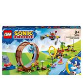 LEGO Sonic the Hedgehog 76994 Sfida del Giro della Morte nella Green Hill Zone di Sonic, Gioco per Bambini con 9 Personaggi