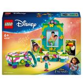 LEGO Disney 43239 Portafoto e Portagioie di Mirabel Madrigal, Giochi Bambini 6+ con Mini Bambolina, Braccialetto e Portafoto