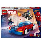 LEGO Super Heroes (76279). Auto da corsa di Spider-Man e Venom Goblin
