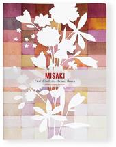 Quaderno punto singer Misaki neutro a pagine bianche. Fiore bianco