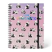 3-In-1 Spiral Notebook, Maxi Trio Spiral Notebook - Panda