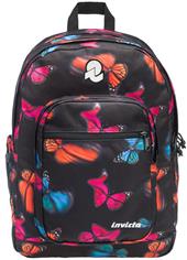 Zaino Jelek Fantasy Invicta Backpack Grs, Blurry Batterfly