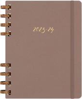 Planner accademico mensile orizzontale Moleskine 2024, 12 mesi, XL, copertina rigida, Mandorla - 20,4 x 25,2 cm