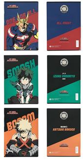 Quaderno Maxi Q My Hero Academia, a quadretti 5mm con margine