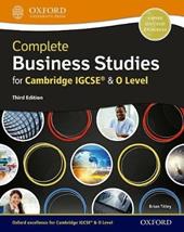 Cambridge IGCSE. Complete business studies. Student's book. Con espansione online. Con CD-ROM