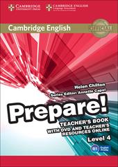 Cambridge English Prepare! 4. Teacher's book. Con espansione online. Con DVD-ROM