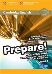 Cambridge English Prepare! 1. Teacher's book. Con espansione online. Con DVD-ROM