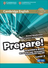 Cambridge English Prepare! 2. Teacher's book. Con espansione online. Con DVD-ROM