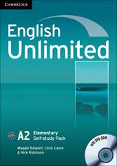 English Unlimited. Level A2 Self-study Pack. Con DVD-ROM