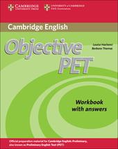 Objective Pet. Workbook with answers.
