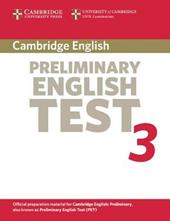 Cambridge preliminary english test. Student's book.