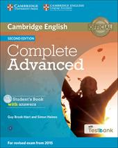 Complete Advanced. Student's Book with answers. Con CD-ROM