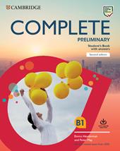 Complete preliminary. For the revised exam from 2020. Student's book with answers. Con espansione online