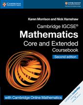 Cambridge IGCSE Mathematics core and extended coursebook. Con espansione online. Con CD-ROM