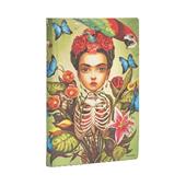 Taccuino Paperblanks copertina morbida Mini a righe Frida Kahlo - 95 &#215; 14 cm