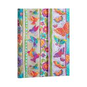 Taccuino Paperblanks, Creazioni Giocose, Farfalle e Colibr&#236;, Ultra, A righe - 18 x 23 cm