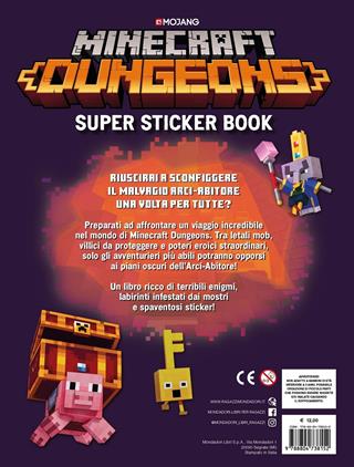 Minecraft Dungeons. Super sticker book - Craig Jelley - Libro Mondadori 2021, Licenze | Libraccio.it