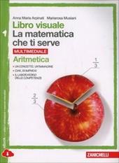 Libro visuale la matematica che ti serve. Aritmetica 1-Geometria 1. Con e-book. Con espansione online