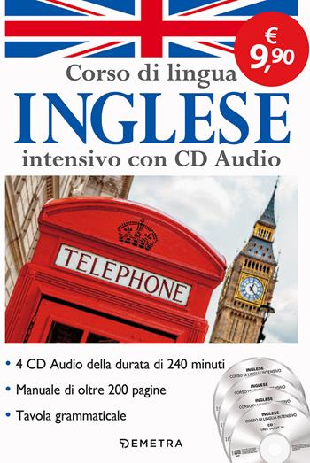 Corso di lingua. Inglese intensivo. Con 4 CD-Audio  - Libro Demetra 2017, Corsi di lingua | Libraccio.it