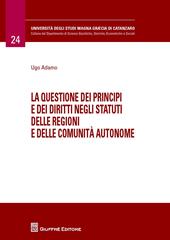 La questione dei principi e dei diritti negli statuti delle regioni e delle comunità autonome