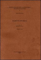 Scritti storici (rist. anast. 1945). Vol. 3: Saggi varî di storia.