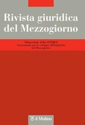 Rivista giuridica del Mezzogiorno (2015). Vol. 1