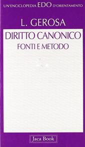 Diritto canonico. Fonti e metodo