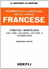 Grammatica elementare della lingua francese