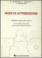 Modi di attribuzione. Filosofia e teoria dei sistemi