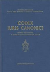 Codex iuris canonici. Auctoritate Ioannis Pauli PP. II promulgatus, fontium annotatione et indice analytico-alphabetico auctus
