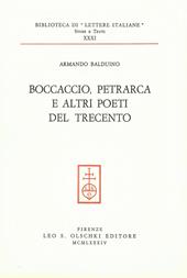Boccaccio, Petrarca e altri poeti del Trecento