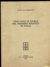 Vent'anni di storia del pensiero politico in Italia