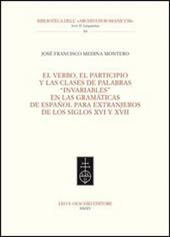 El Verbo, el participio y las clases de palabras «invariables» en las gramáticas de español para extranjeros de los siglos XVI y XVII