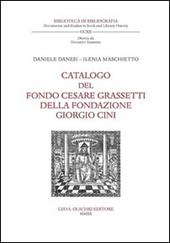 Catalogo del fondo Cesare Grassetti della Fondazione Giorgio Cini.