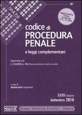 Codice di procedura penale e leggi complementari