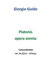 Platonis opera omnia. Concordantiae. Vol. 8