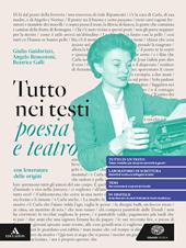 Tutto nei testi. Poesia e Teatro con Letteratura delle origini. Con e-book. Con espansione online