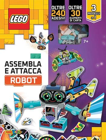 Assembla e attacca robot. Lego®. Ediz. a colori  - Libro Panini Comics 2023 | Libraccio.it