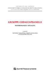Giuseppe Codacci-Pisanelli. Testimonianze e attualità