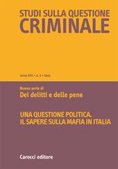 Studi sulla questione criminale (2021). Vol. 2