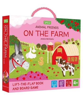 On the farm. Animal friends. Ediz. a colori. Con gioco da tavolo - Jessica Martinello - Libro Sassi 2024, Sassi junior | Libraccio.it